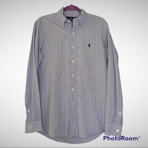 Ralph Lauren button up dress shirt Sz M